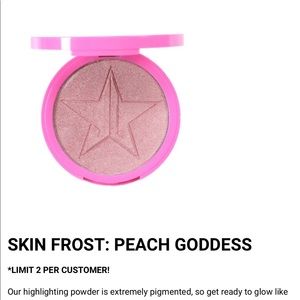 NWT Jeffree Star Skin Frost in Peach Goddess